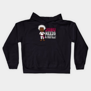 Jobu needs a refill! Kids Hoodie